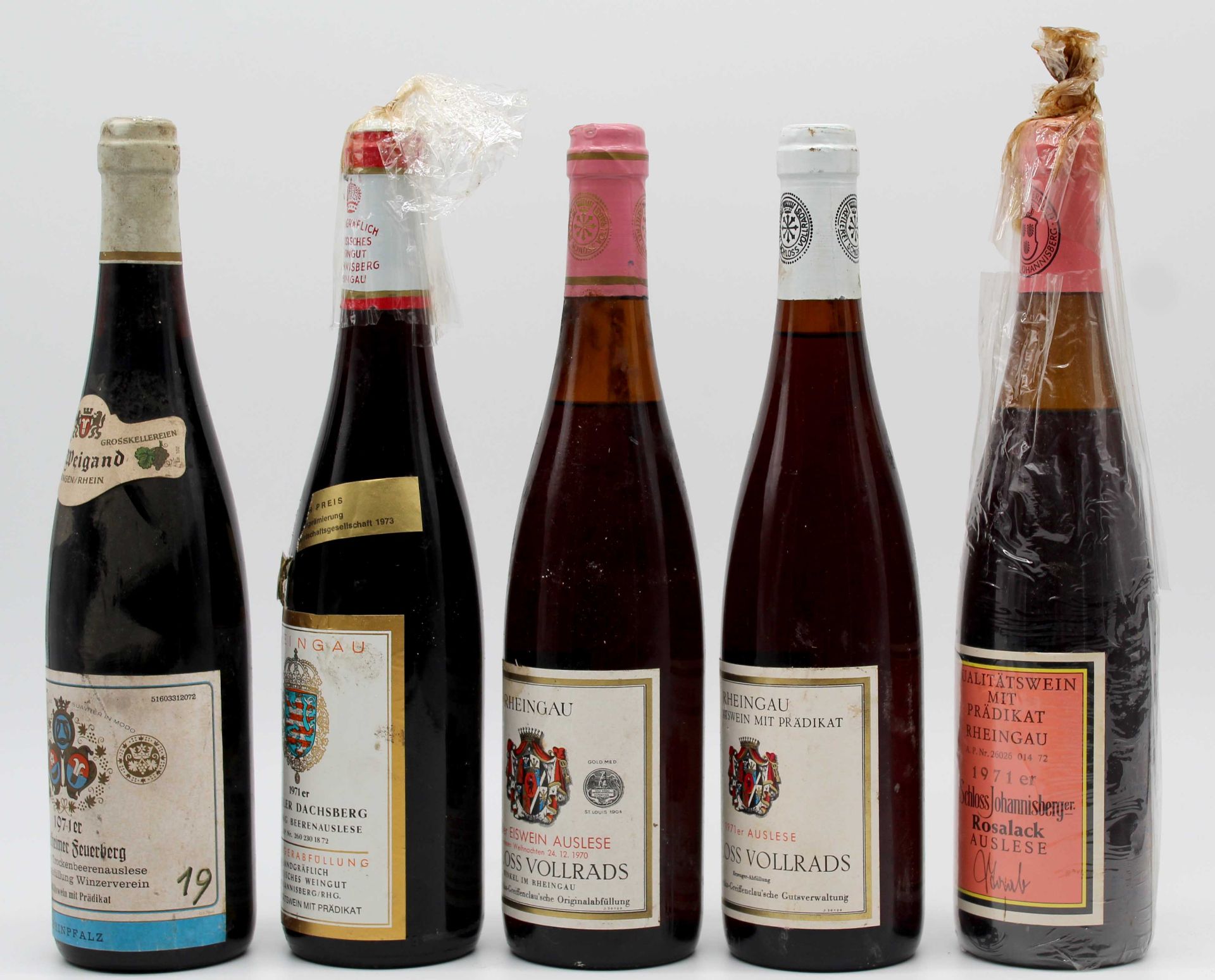 5 whole bottles of top German wines. White wine Germany. - Bild 8 aus 13