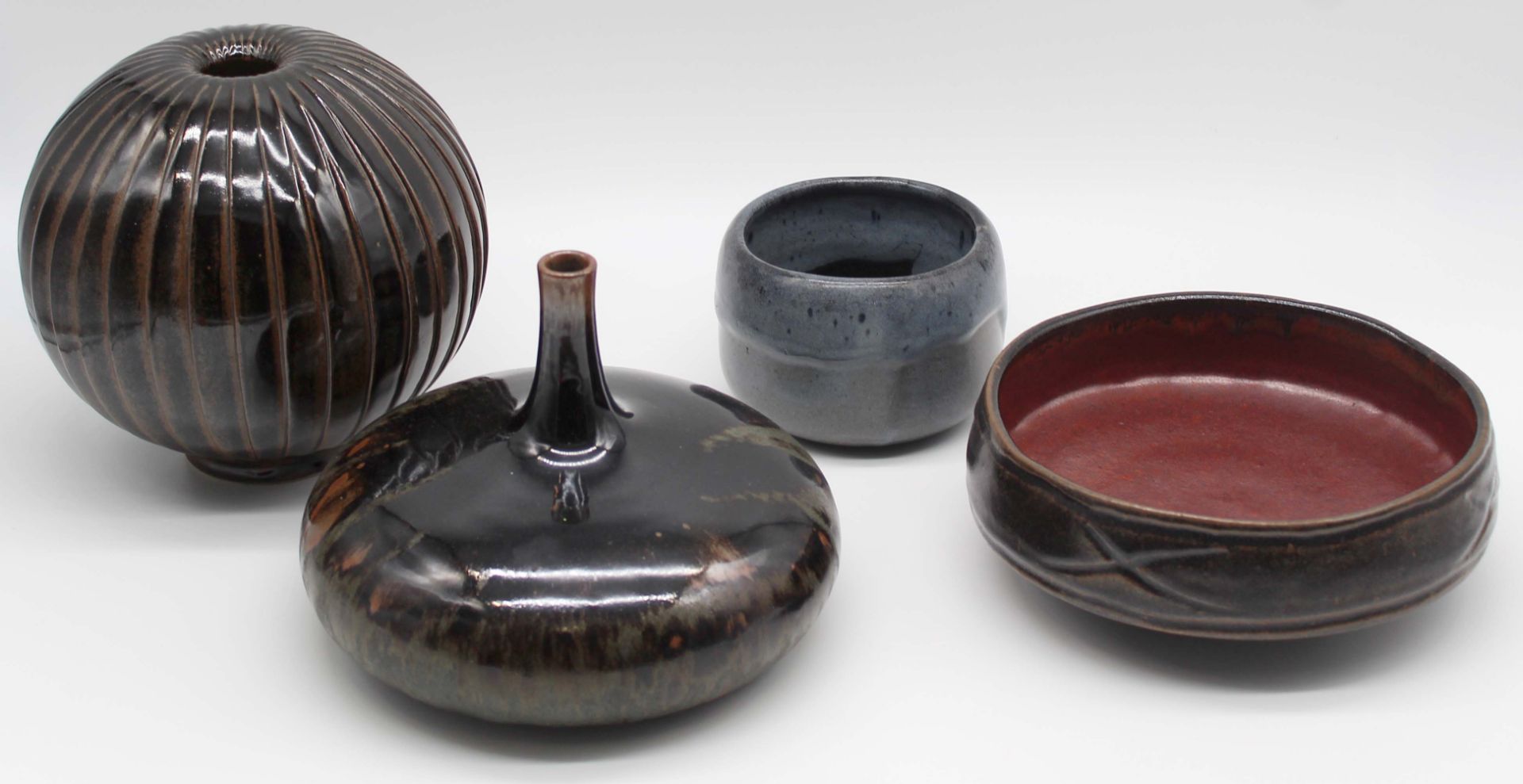 Horst KERSTAN (1941 - 2005). 3 objects stoneware / ceramic glazed. - Image 11 of 18