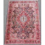 Saruk Jozan Persian rug. Iran. Antique, around 100-130 years old.