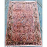 Saruk Persian carpet. "American Saruk". Iran. Circa 100 years old.