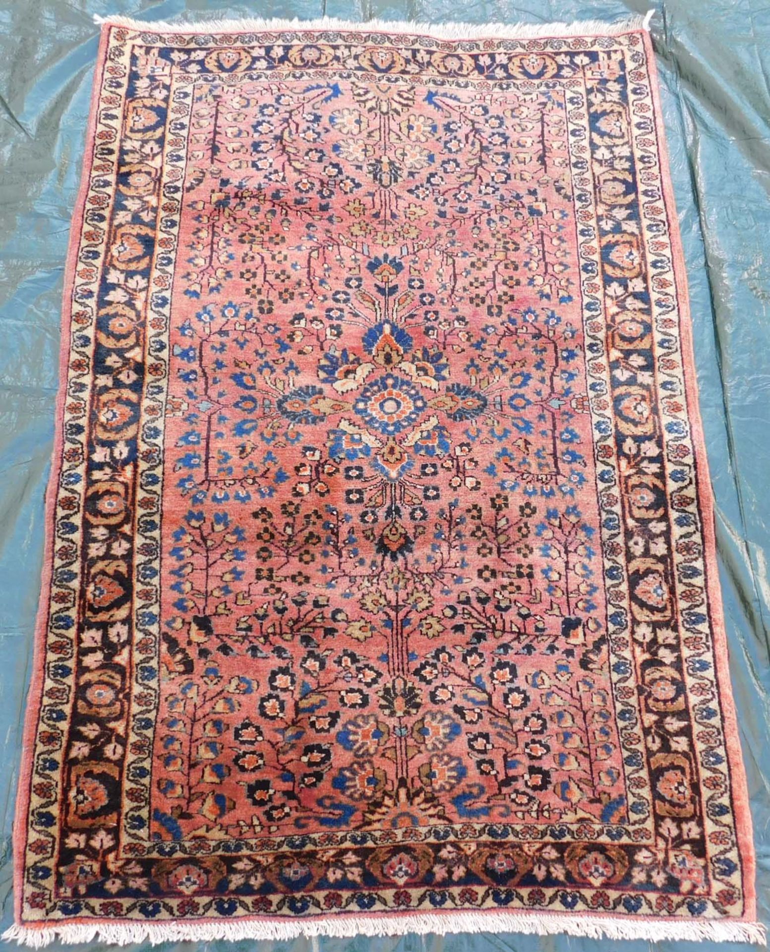 Saruk Persian carpet. "American Saruk". Iran. Circa 100 years old.