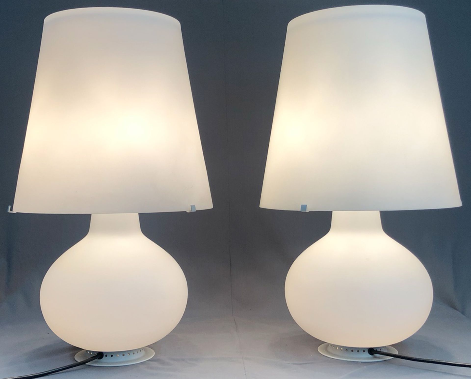 A pair of table lamps Fontana Arte. - Bild 10 aus 17