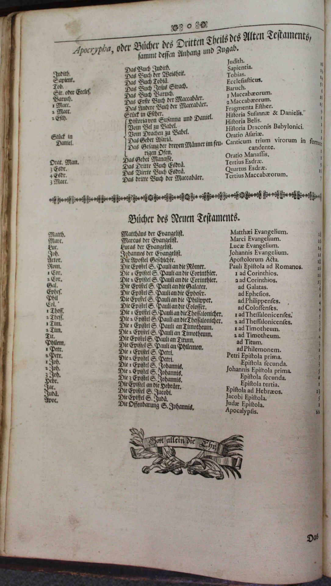 Luther Bibel. Tübingen, 1729. Publisher: Christoph Matthäus Pfaff. - Image 11 of 22