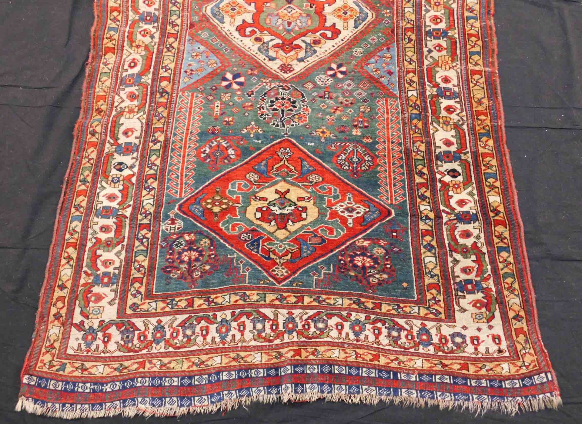 Qashqai Persian carpet. Iran. Antique, around 120-160 years old. - Bild 2 aus 9