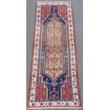 Mazlagan Persian carpet. Runner. Iran. Around 80 - 120 years old.