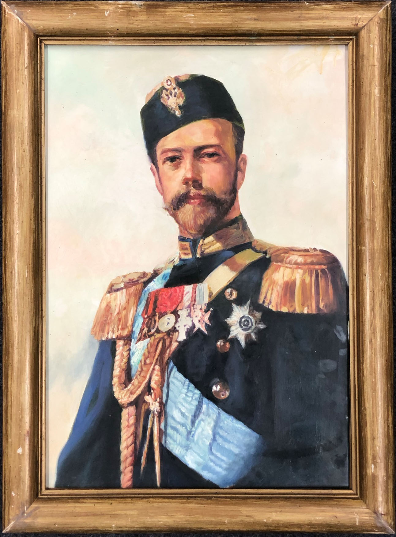 Aleksandr Vladimirovic MAKOVSKIJ (1869-1924) attributed. Portrait of Nicholas II. - Image 6 of 6