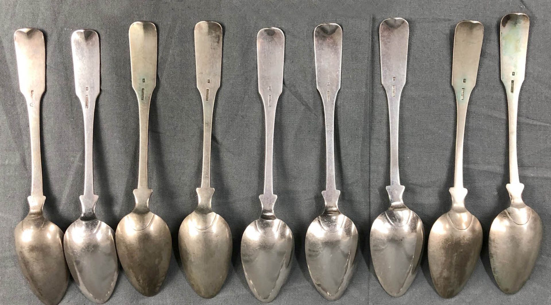 Cutlery silver. Mostly inscribed '' Knauer''. 12 lot. - Image 7 of 24