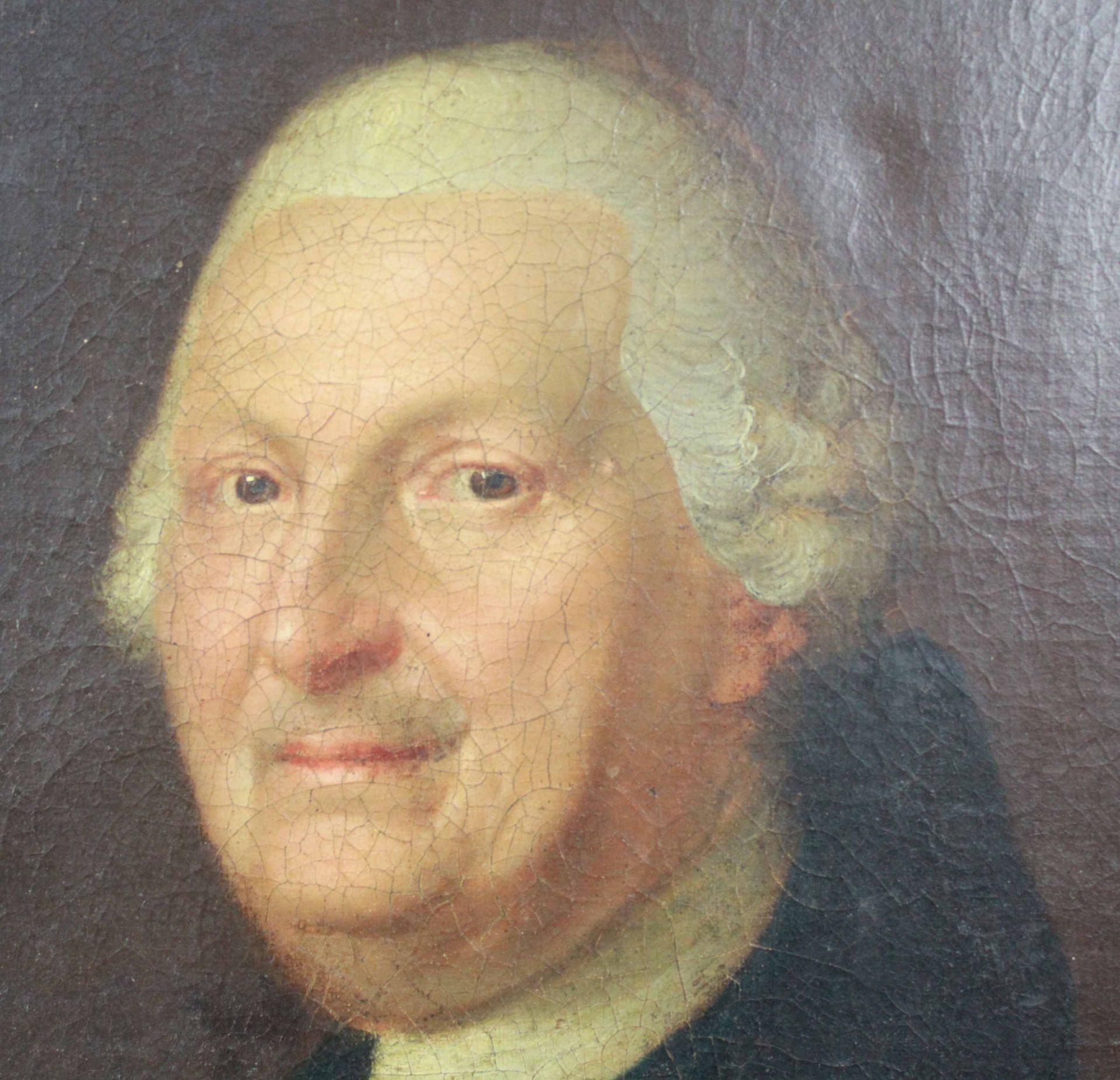 Johann Werner KOBOLD (c.1740 - 1803). Half portrait of a gentleman. - Bild 7 aus 11