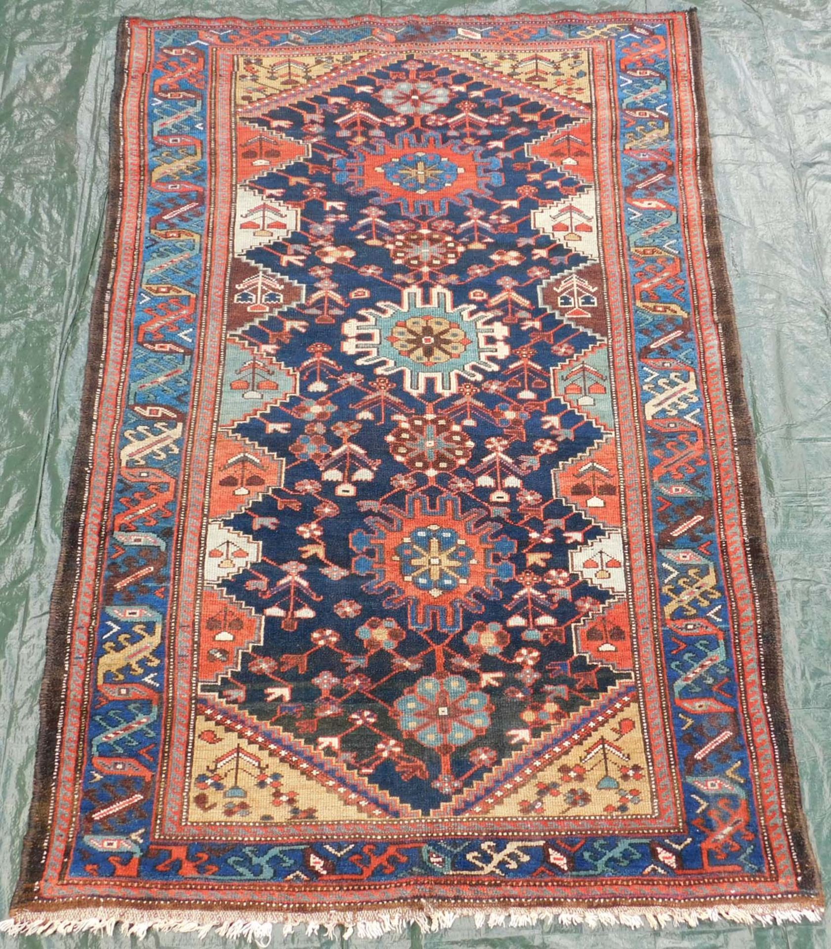 Karagös Persian carpet. Iran. Around 80 to 120 years old.