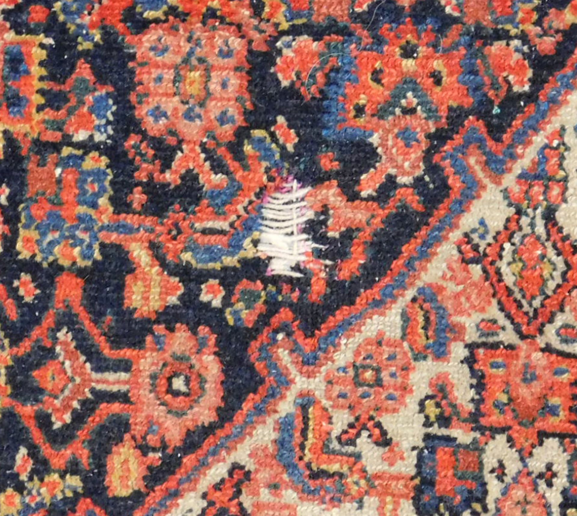 Senne Haft Rang. Persian carpet. Iran. Antique, about 100 - 150 years old. - Image 4 of 7