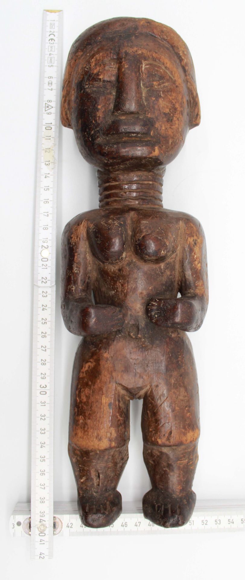 Female figure. Probably Yoruba, Ibeji, Nigeria, West Africa. - Image 9 of 11