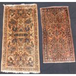 2 Saruk Poschti "American Saruk". Persian carpets. Iran, about 80 - 110 years old.