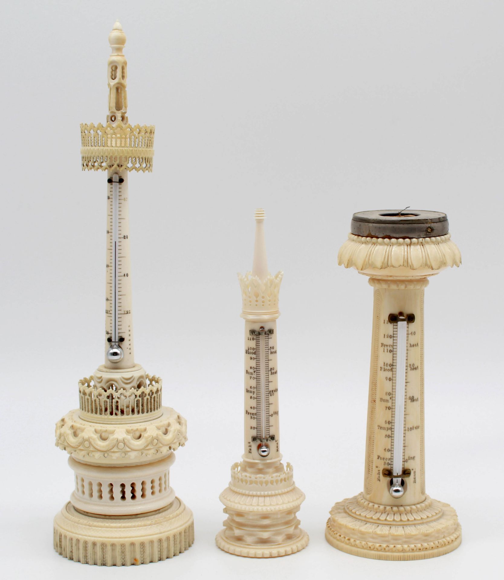 6 thermometers. Leg, ivory? - Image 12 of 23