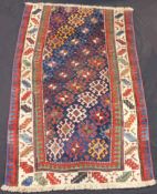 Saliani Kazak carpet fragment. Caucasus. Antique, around 140 - 200 years old.