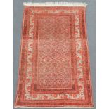 Malayer Persian carpet. Iran. Antique, around 100 - 150 years old.
