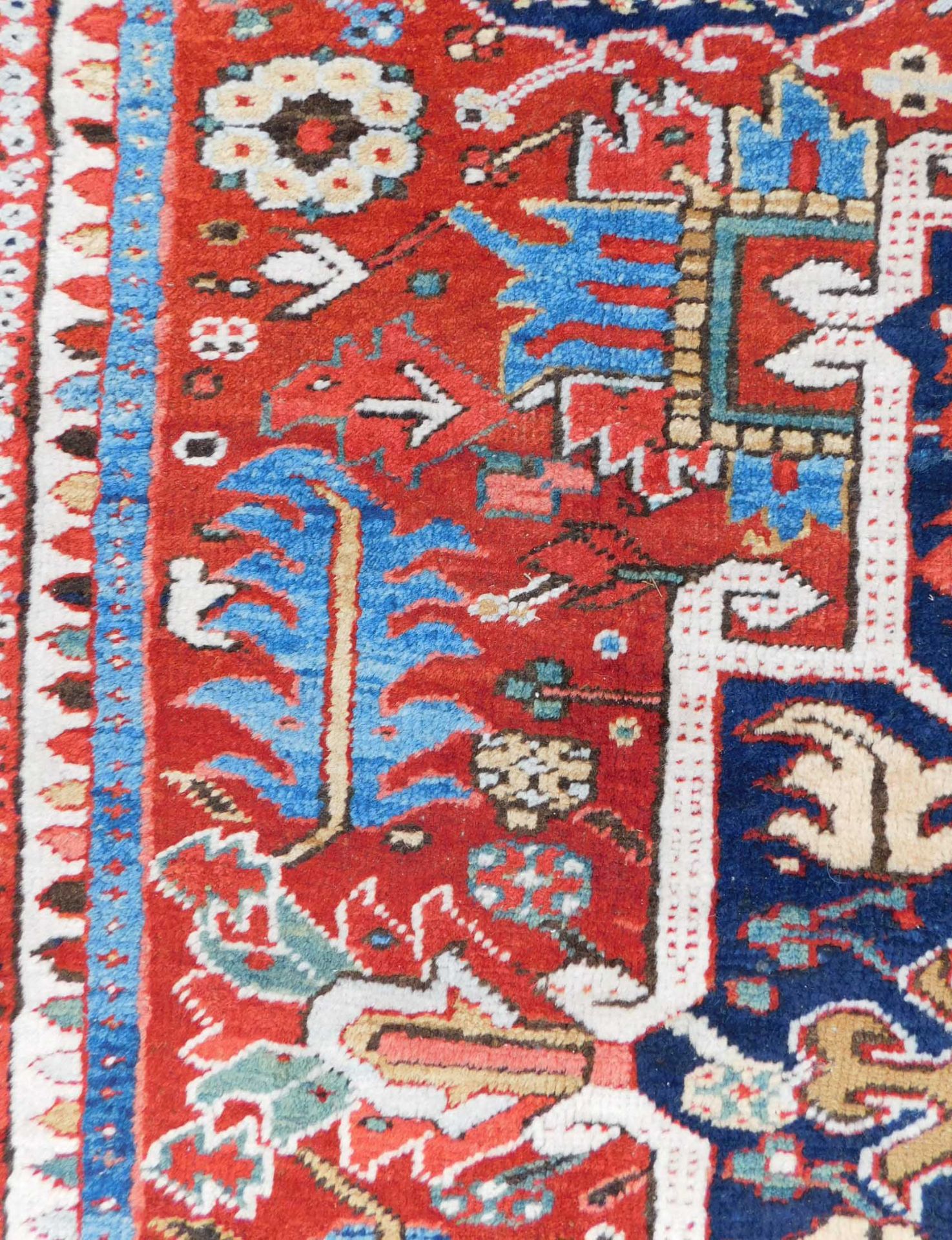 Heriz Persian carpet. Iran. Around 80 - 120 years old. - Bild 3 aus 15