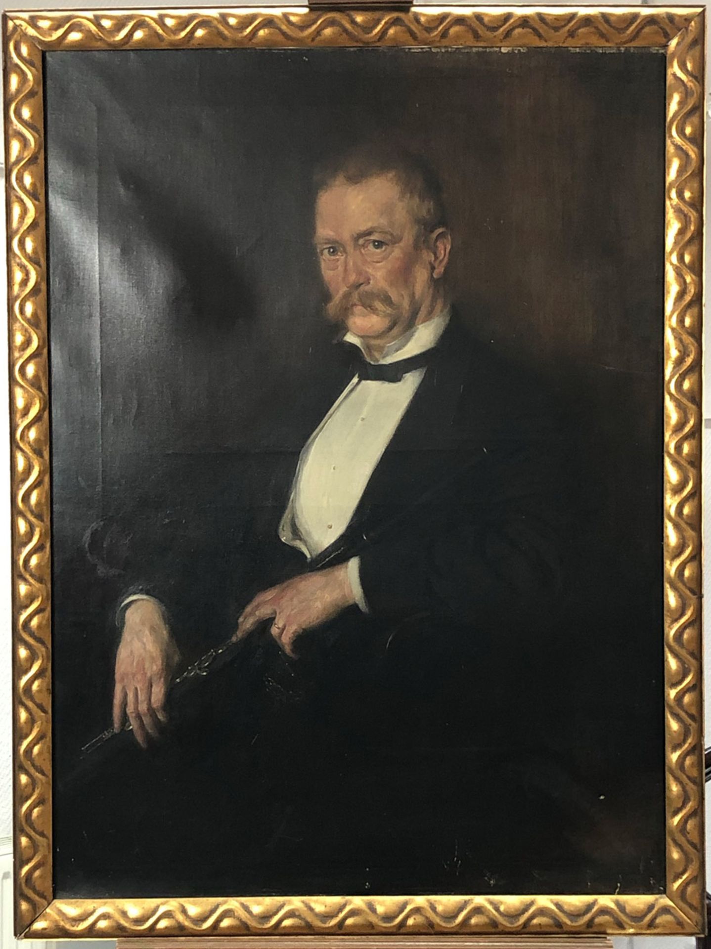 Josef CORREGGIO (1810 - 1891). Flute player. Portrait. - Image 3 of 10