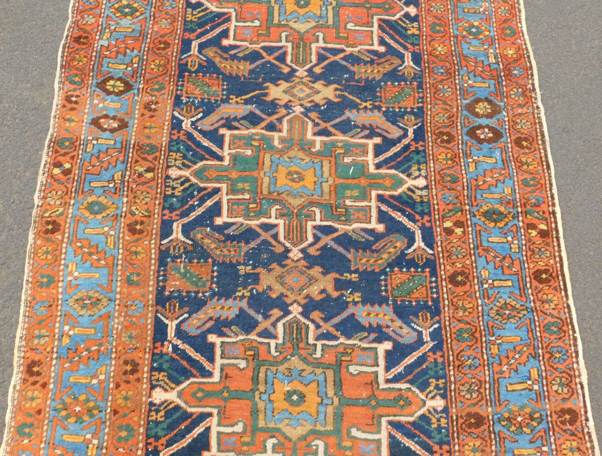 Karadja runner. Persian rug. Iran. Dated 1345 (1926). - Image 3 of 8