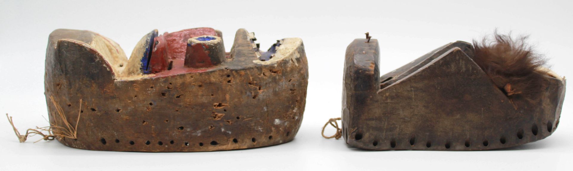 2 masks. Probably West Africa. Also Gaegon, Liberia, Ivory Coast? - Image 4 of 7