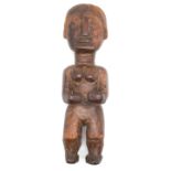 Female figure. Probably Yoruba, Ibeji, Nigeria, West Africa.
