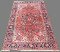 Heriz Persian carpet. Iran. Around 80 - 100 years old.