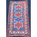 Kazak carpet. Caucasus. Antique, around 100 - 150 years old.