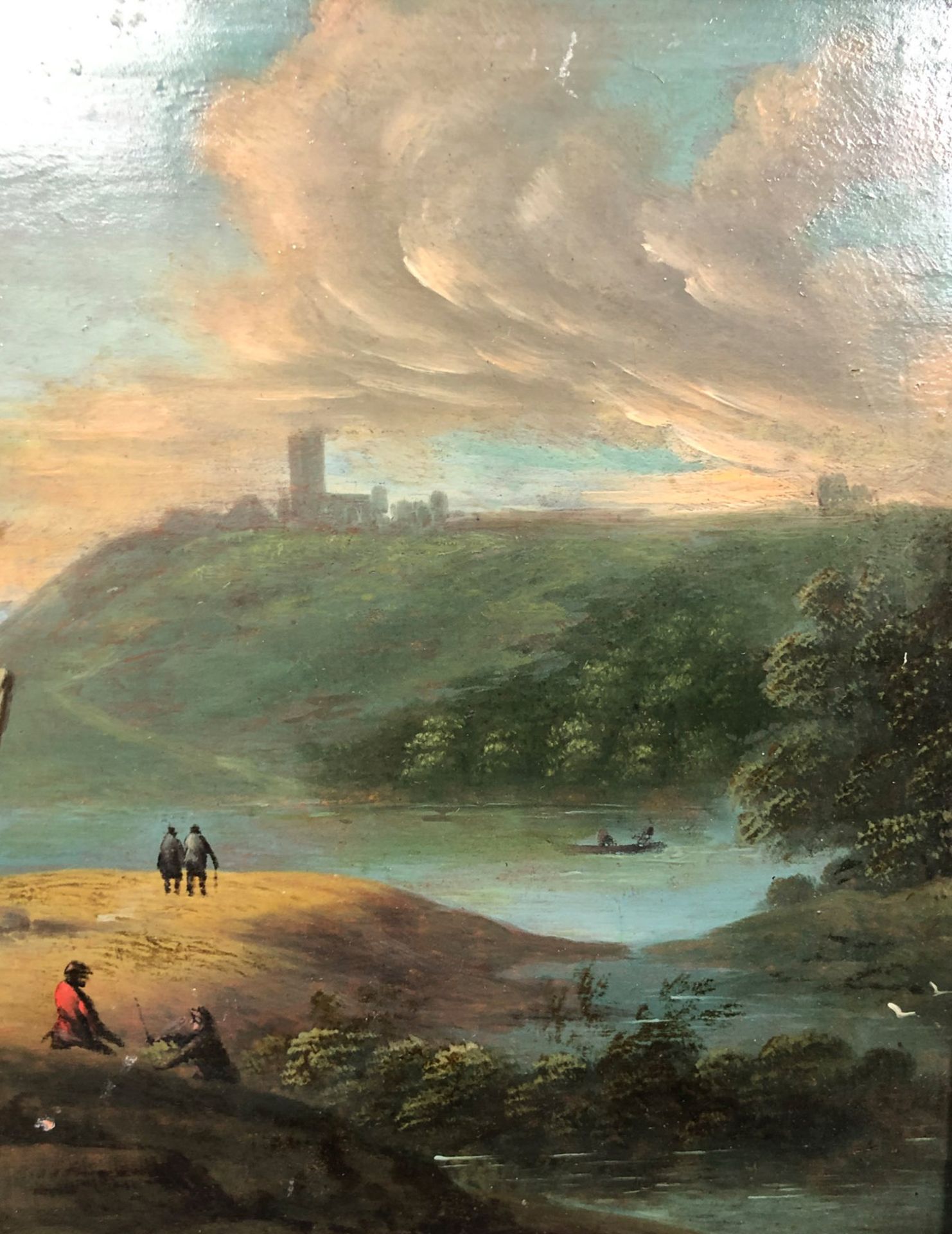 Christian Georg I SCHÜZ (1718 - 1791). Weite Rheinlandschaft. - Bild 5 aus 11