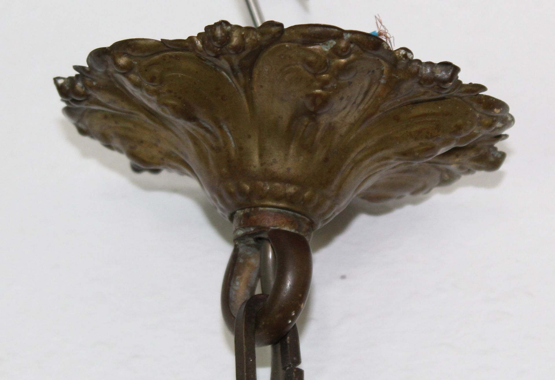 Ceiling lamp. Probably Lötz, old, Art Nouveau. - Image 6 of 7