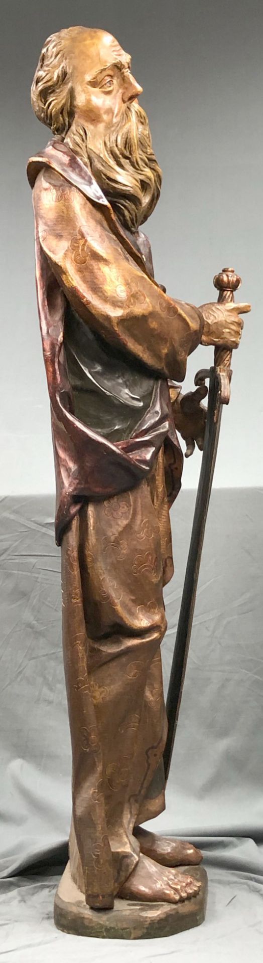 Saint. Figure with sword. 19th century. - Image 13 of 22