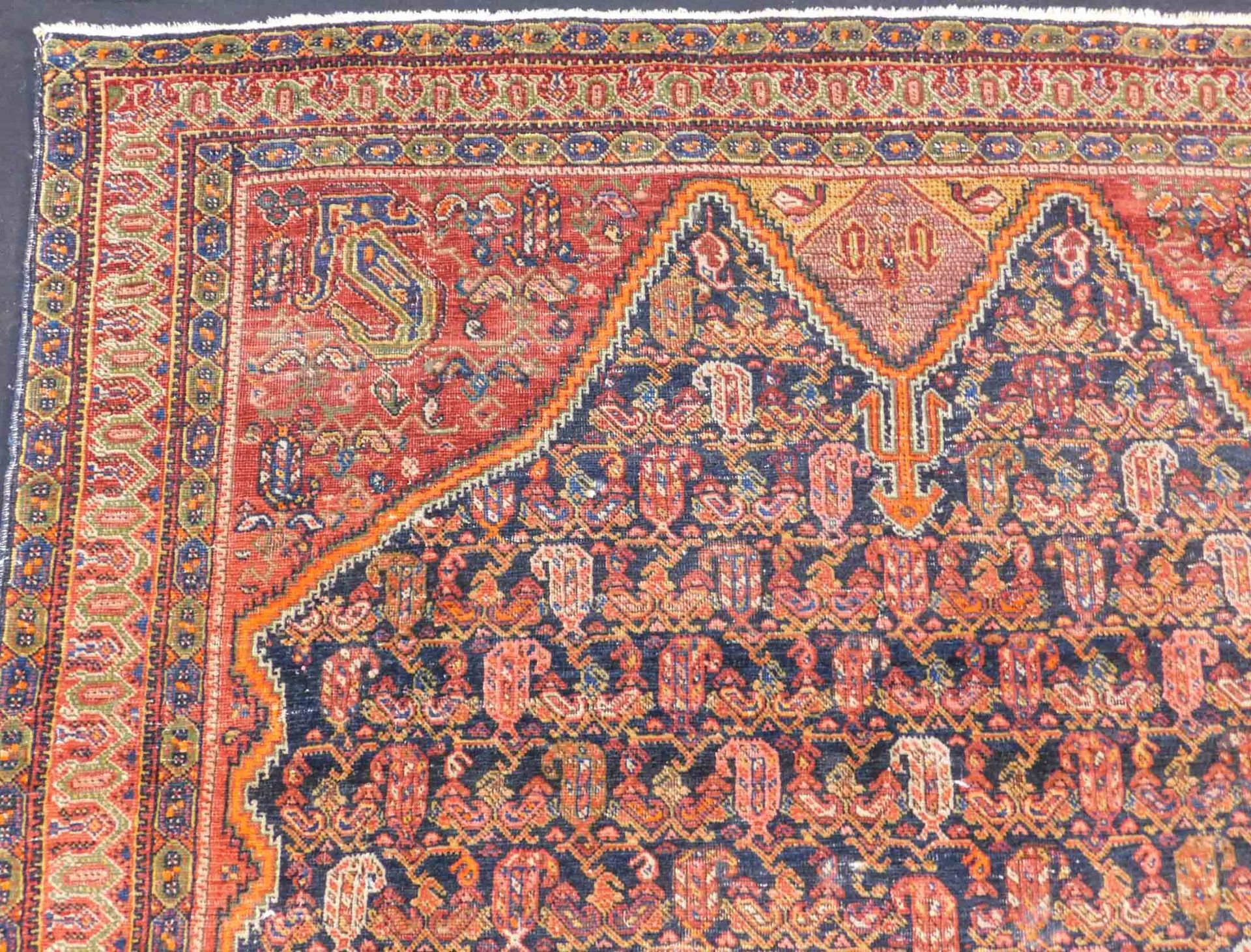 Arak Persian rug. Iran. Sultanabad Province. Antique, around 1890. - Image 6 of 9