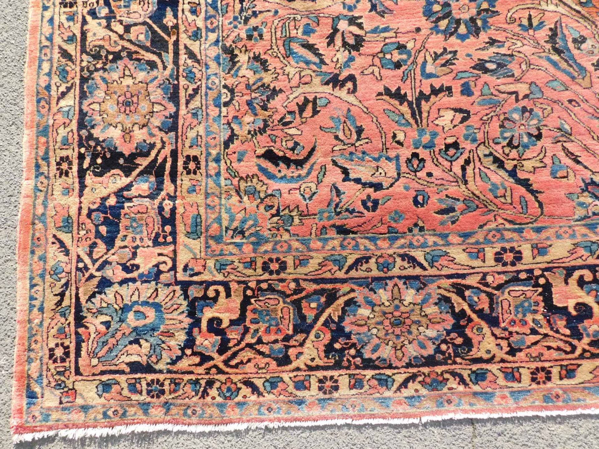 Saruk Persian carpet. "American Saruk". Iran. About 100 years old. - Image 3 of 20