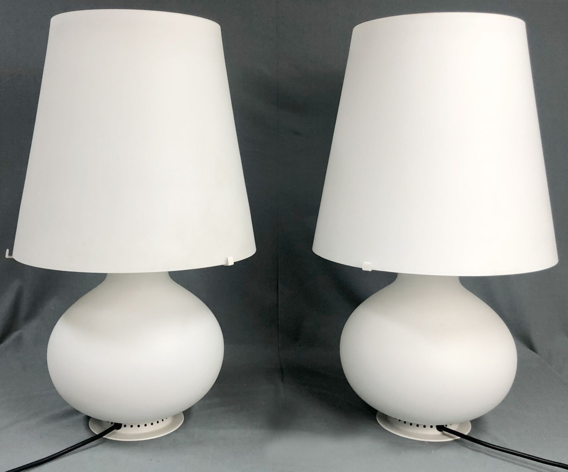 A pair of table lamps Fontana Arte. - Bild 13 aus 17