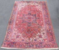 Heriz Persian carpet. Iran. Around 60 - 80 years old.