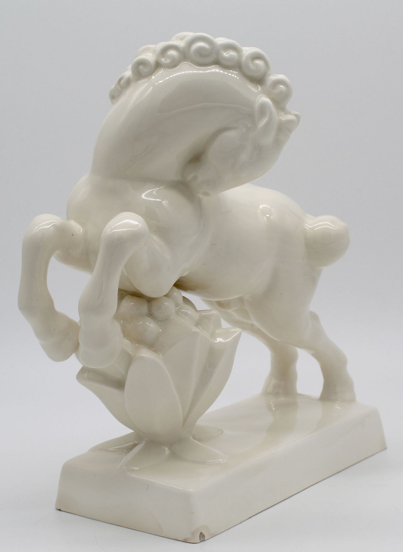 Max ROESLER (act. c. 1930), ceramic sculpture of horses by ROESLER Darmstadt. - Image 11 of 15