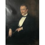 Josef CORREGGIO (1810 - 1891). Flute player. Portrait.