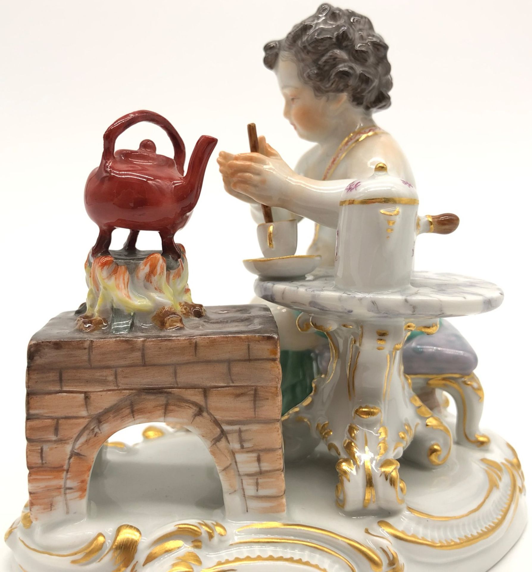 Meissen porcelain. ''ALLEGORIE - DAS FEUER''. Model no. '70656'. First choice. - Image 3 of 18