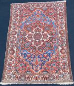 Bakhtiari Persian carpet. Iran. Tribal carpet. Around 70 - 90 years old.