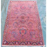 Saruk Persian carpet. "American Saruk". Iran. Circa 100 - 120 years old.