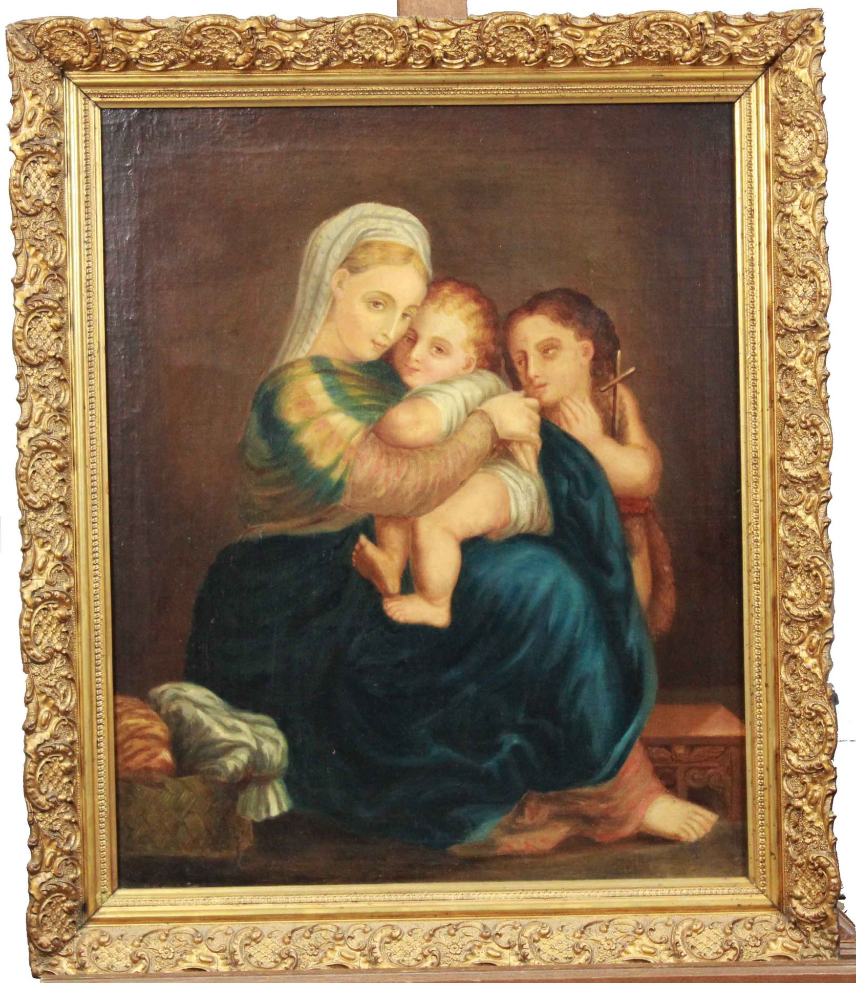 RAFFAEL (1583 - 1520) after. Madonna della Sedia (Seggiola). - Image 2 of 9