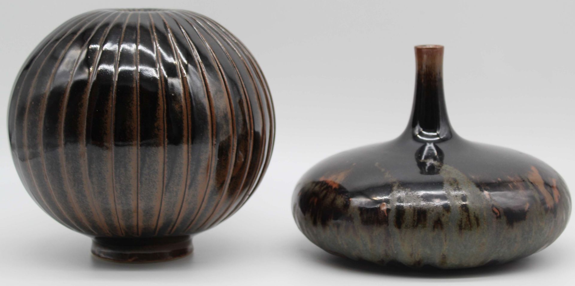 Horst KERSTAN (1941 - 2005). 3 objects stoneware / ceramic glazed. - Image 14 of 18
