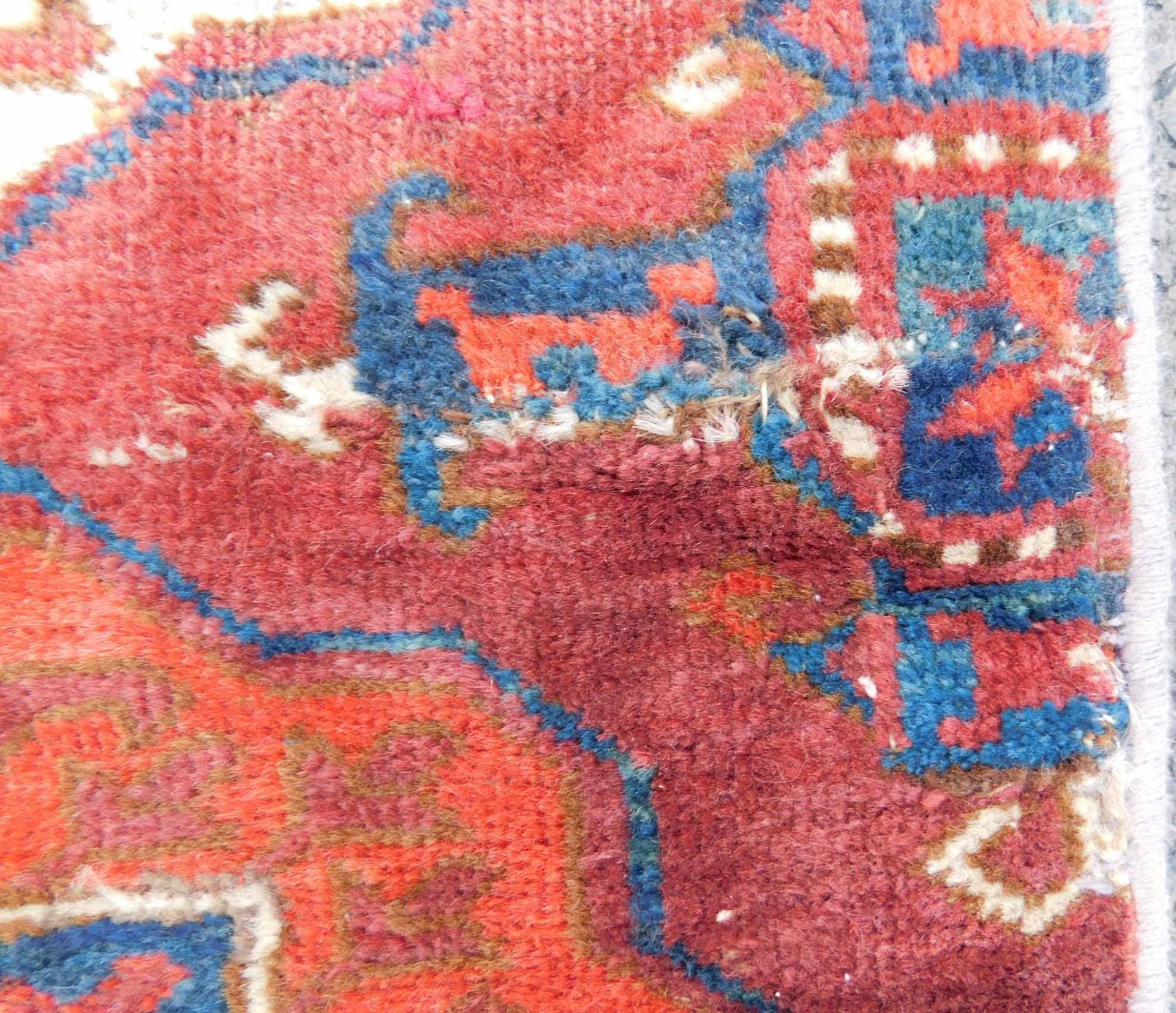 Tekke main carpet fragment. Turkmenistan. Antique. - Bild 9 aus 10