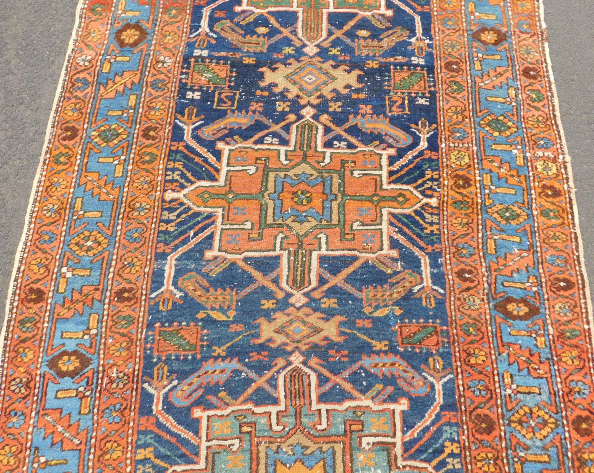 Karadja runner. Persian rug. Iran. Dated 1345 (1926). - Image 5 of 8