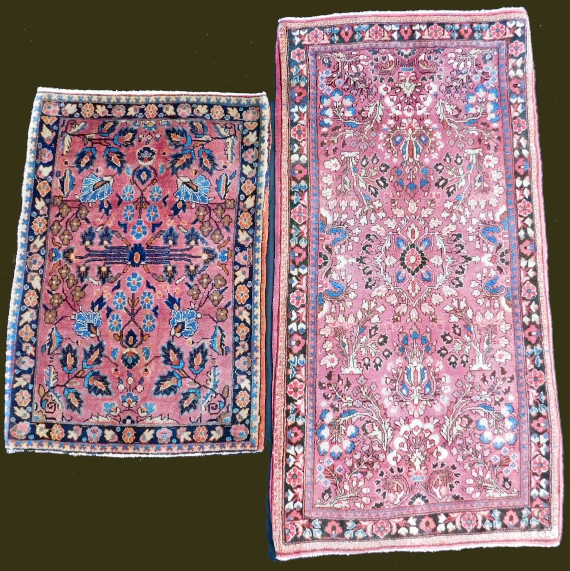 2 Saruk "American Saruk". Persian carpets. Iran, about 80 - 110 years old.