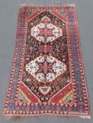 Bakhtiar Persian carpet. Iran. Around 80 - 120 years old.