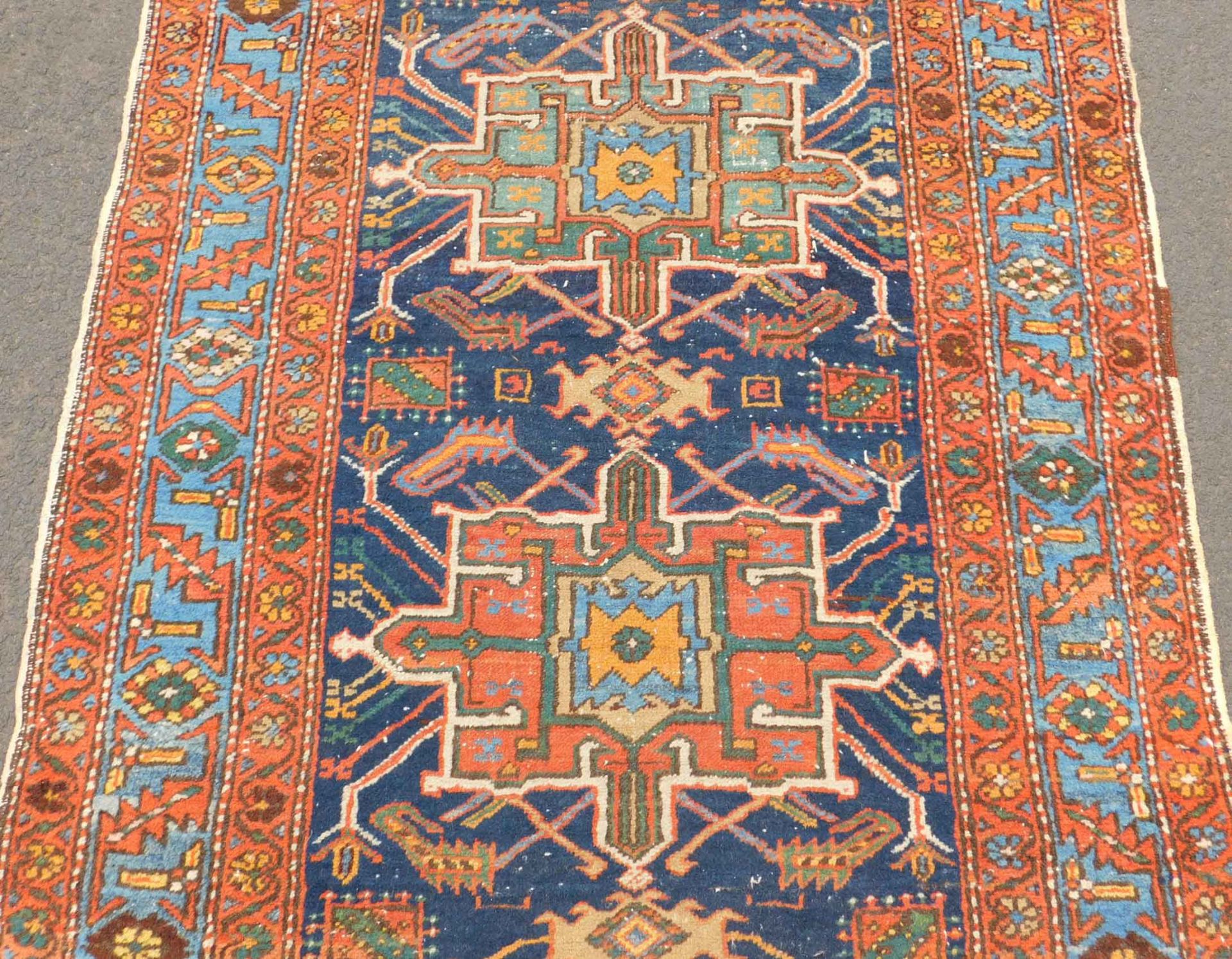 Karadja runner. Persian rug. Iran. Dated 1345 (1926). - Image 4 of 8
