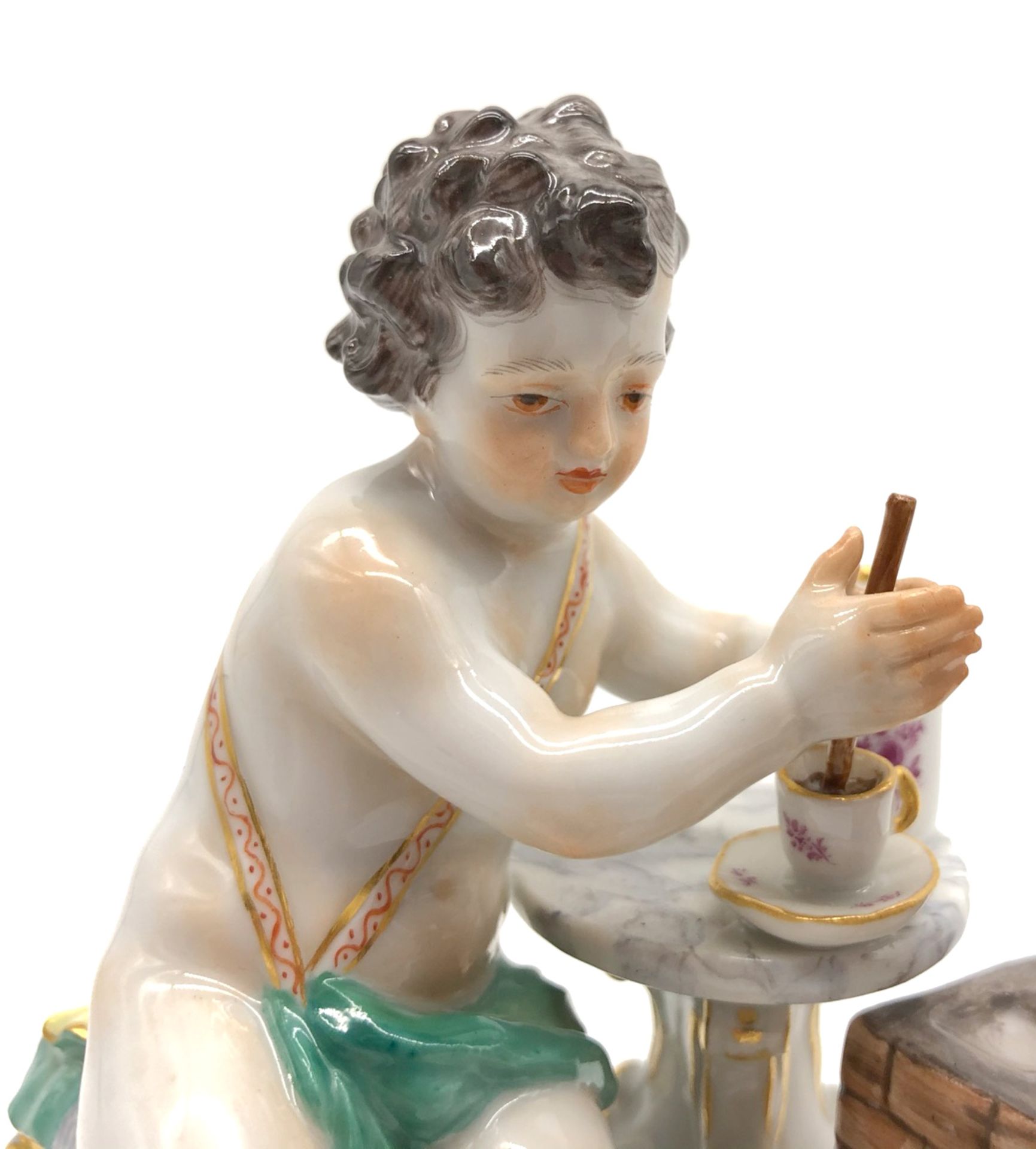 Meissen porcelain. ''ALLEGORIE - DAS FEUER''. Model no. '70656'. First choice. - Image 17 of 18