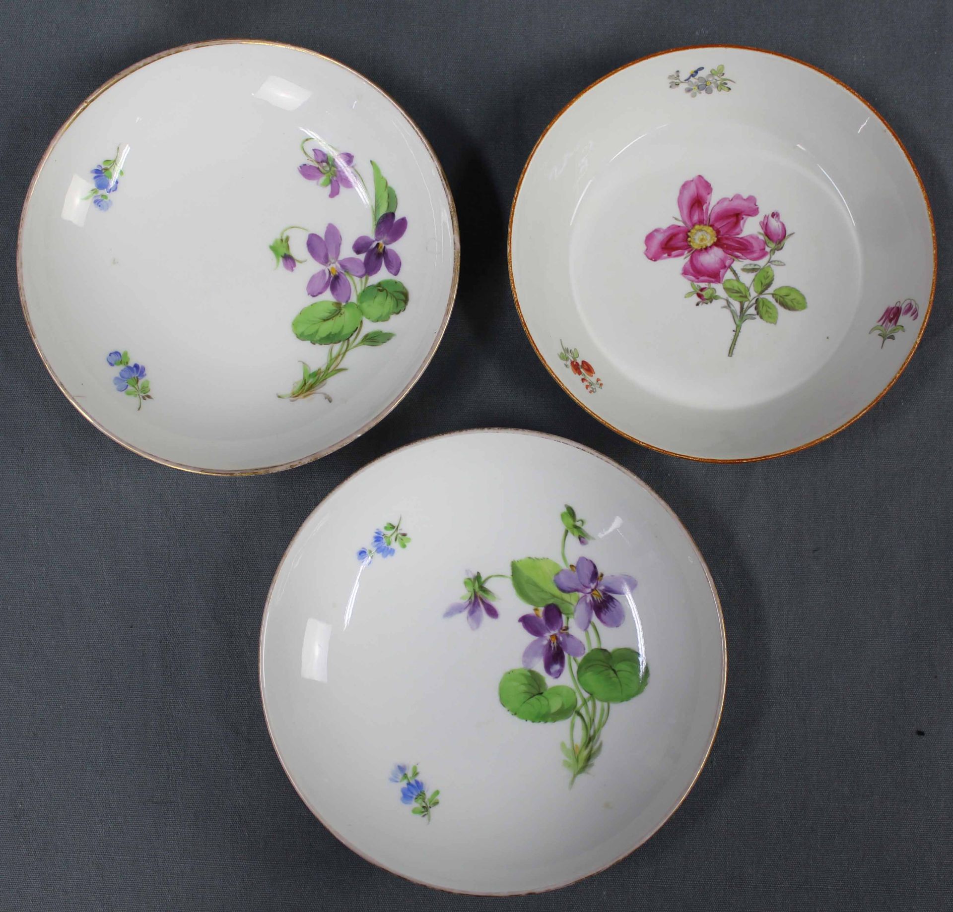 Set of porcelain. Old. Also Meissen and Nymphenburg. - Image 15 of 17