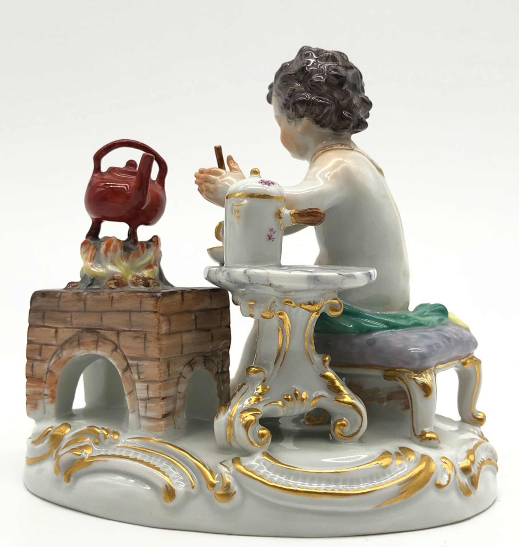 Meissen porcelain. ''ALLEGORIE - DAS FEUER''. Model no. '70656'. First choice. - Image 12 of 18