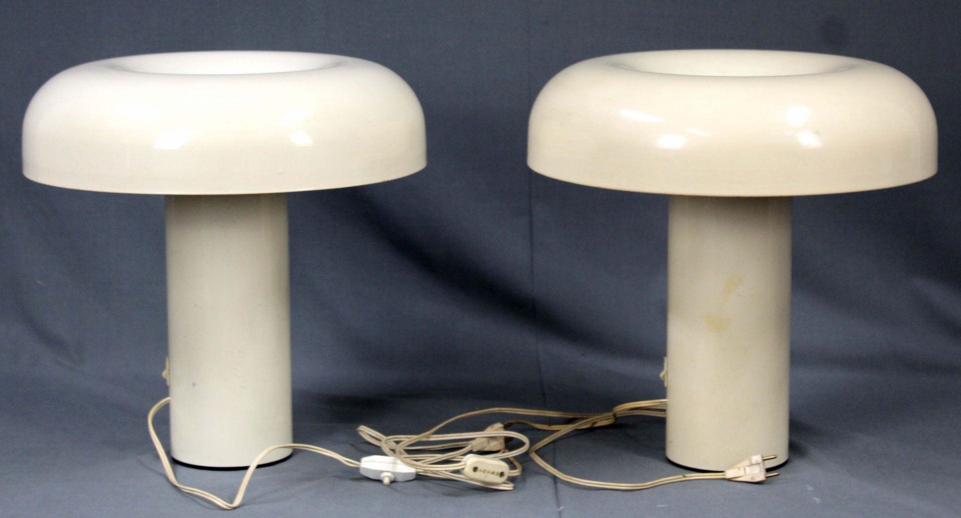 A pair of mushroom lamps. 1970's. - Image 8 of 12
