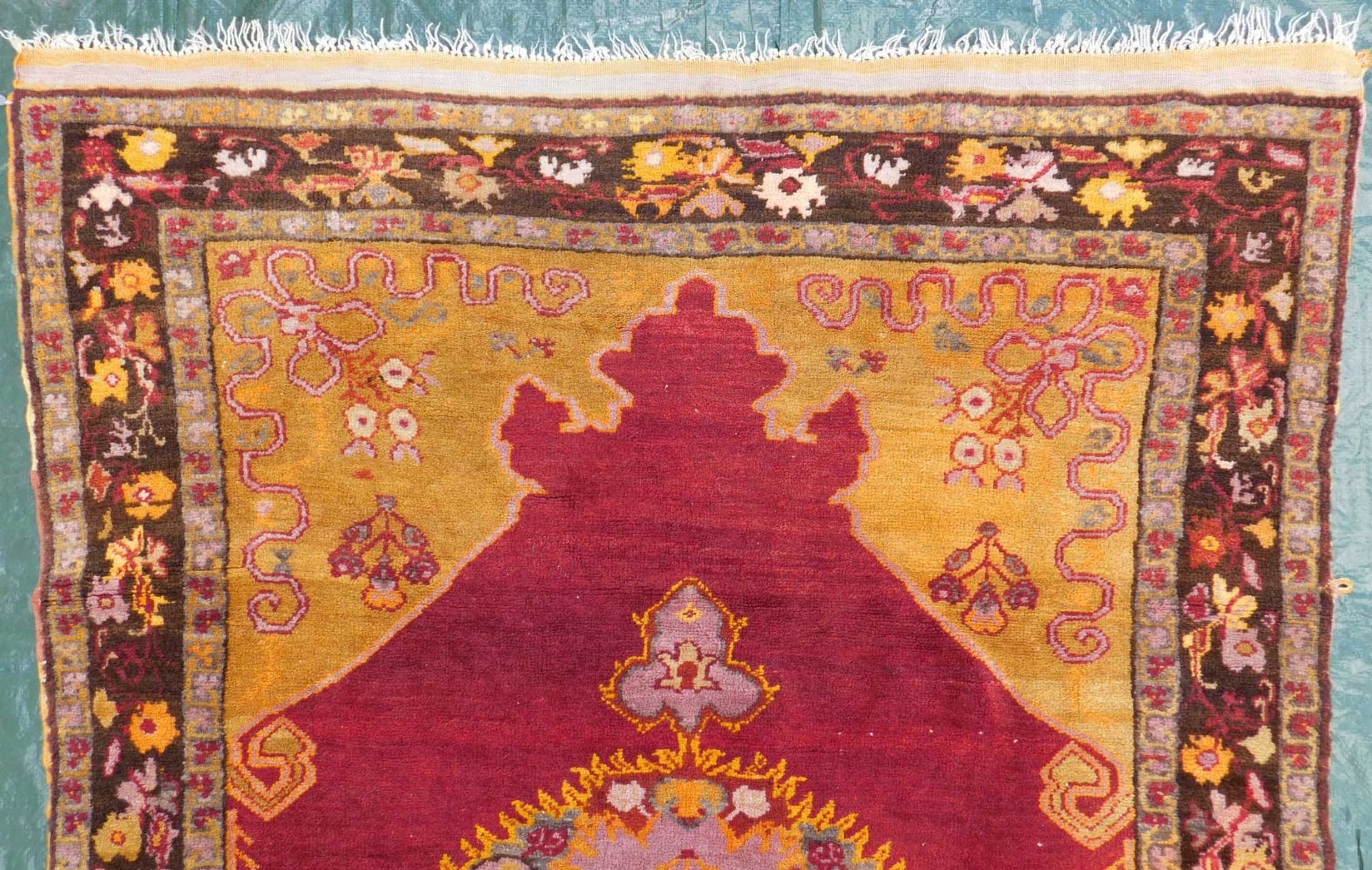 Kirschehir village rug. Turkey. Anatolia. Around 80 - 120 years old. - Image 4 of 5